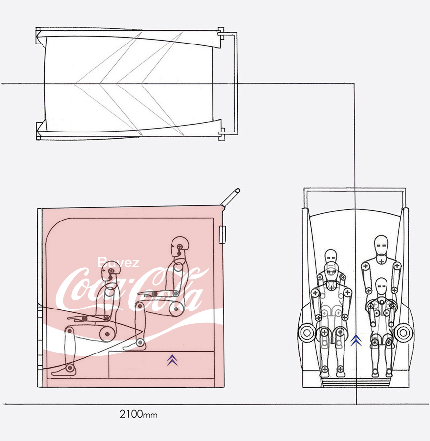 Citroen CC Autonomous Vehicle Car Design Sketch